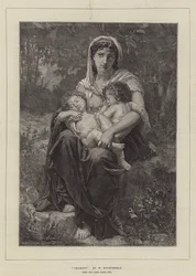 Nächstenliebe, vom Pariser Salon, 1874